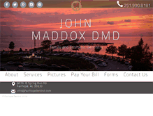 Tablet Screenshot of fairhopedentist.com